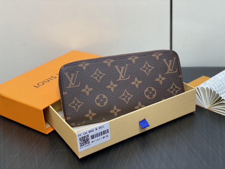 Wholesale High Quality AAA Louis Vuitton Zippy Leather Replica Wallets for Sale