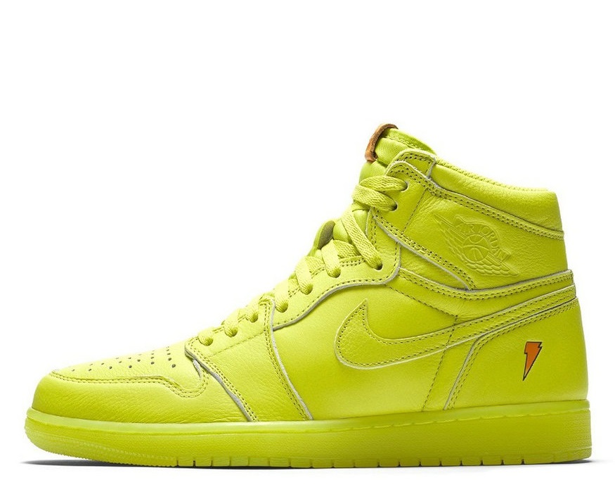 Wholesale Cheap Nike Air Jordan 1 High Gatorade 'Lemon-Lime' Sneakers for Sale-108