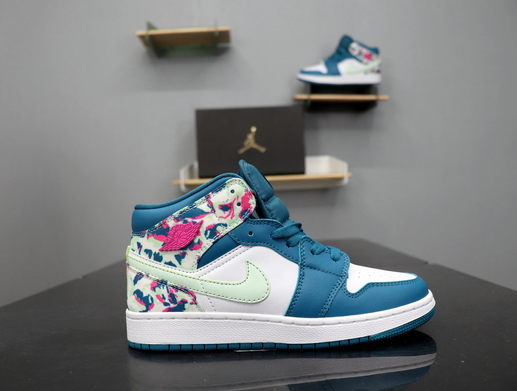 Air Jordan 1 MID（GS） Hawaiian 555112-300