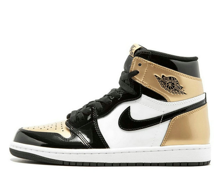 Wholesale Cheap Nike Air Jordan 1 Retro High OG “Gold Toe” Sneakers For Sale-102