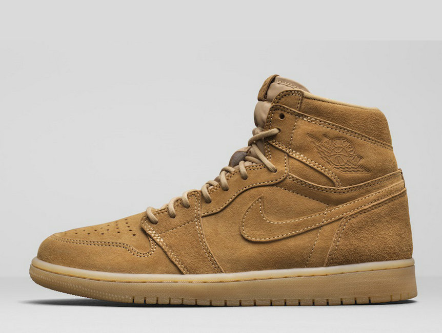 Wholesale NIKE Air Jordan 1 Retro High OG “Wheat” Sneakers for Sale-091