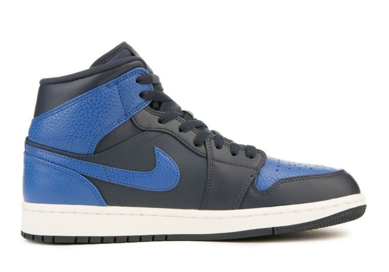 Air Jordan 1 Retro Mid Obsidian Royal 554724-412