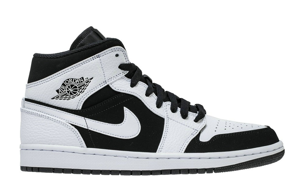 Air Jordan 1 Retro Mid Tuxedo 554724 113