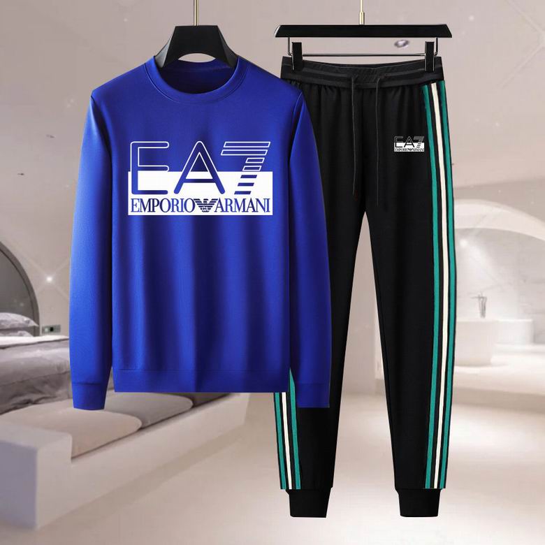 Wholesale Cheap A rmani Long Sleeve Replica Tracksuits for Sale