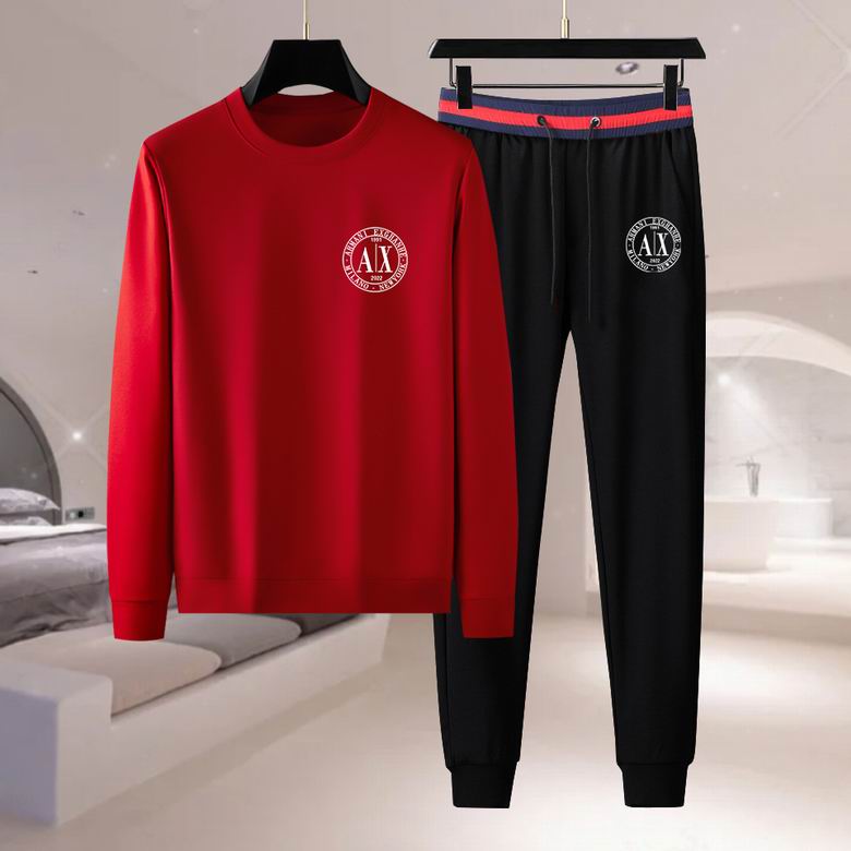 Wholesale Cheap A rmani Long Sleeve Replica Tracksuits for Sale