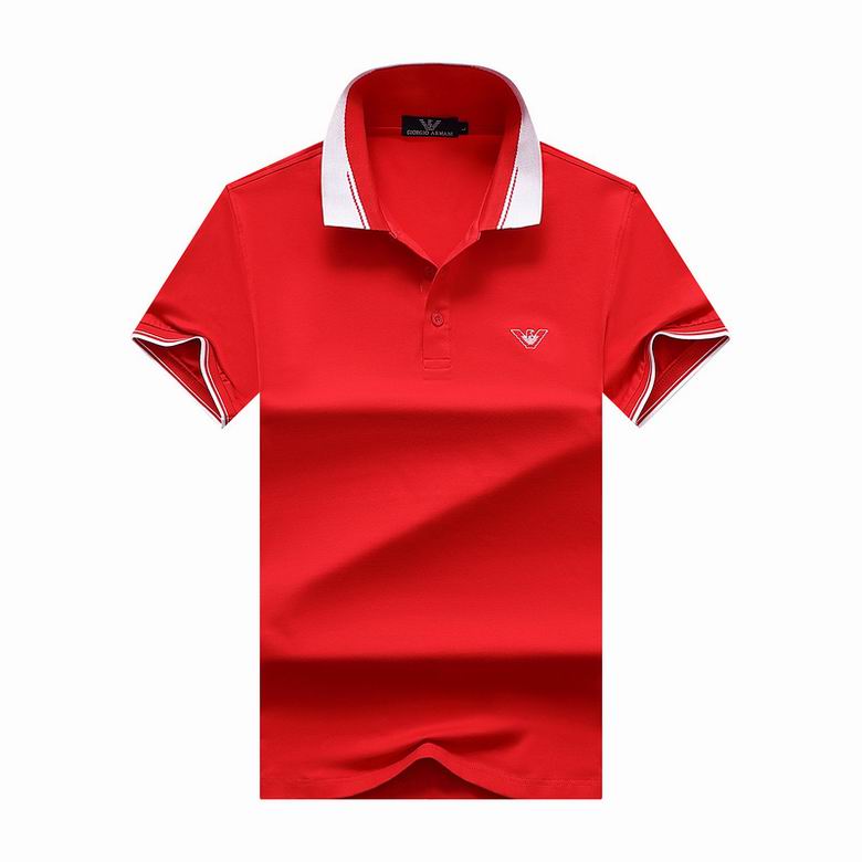 Wholesale Cheap A rmani Polo Short Sleeve Lapel T Shirts for Sale