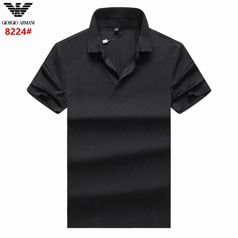 Wholesale Cheap A rmani Short Sleeve Lapel T Shirts for Sale