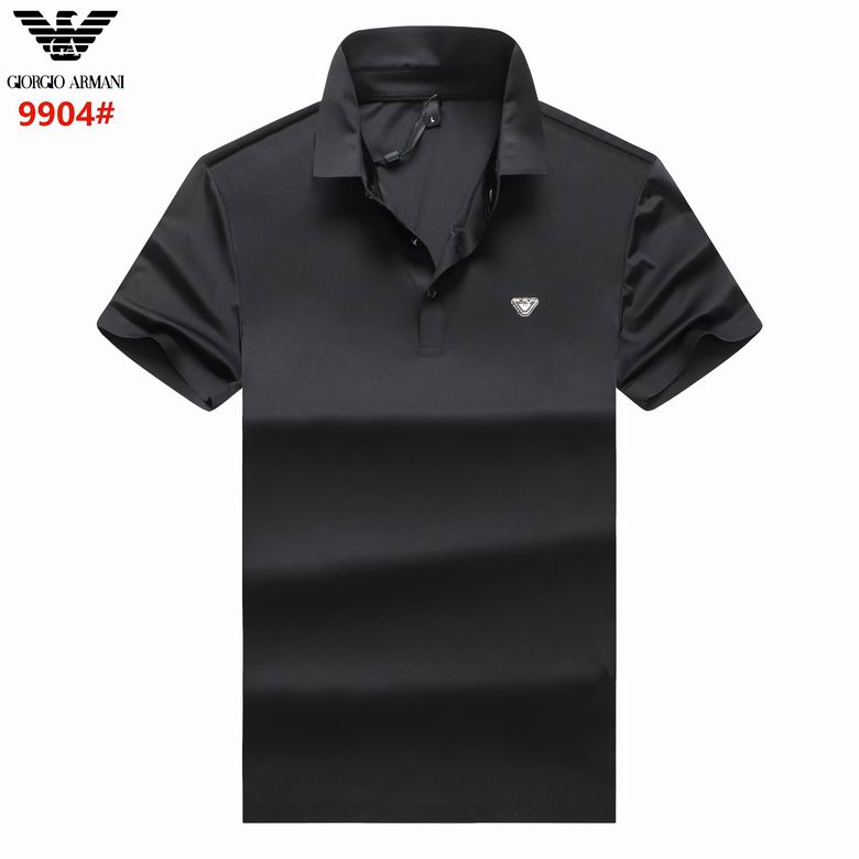 Wholesale Cheap A rmani Short Sleeve Lapel T Shirts for Sale