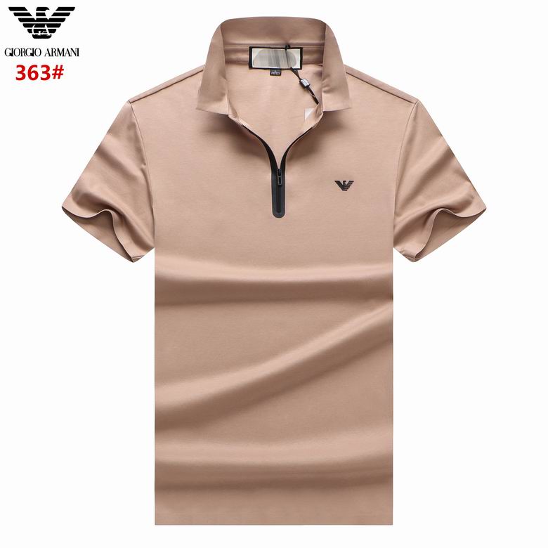 Wholesale Cheap A rmani Short Sleeve Lapel T Shirts for Sale