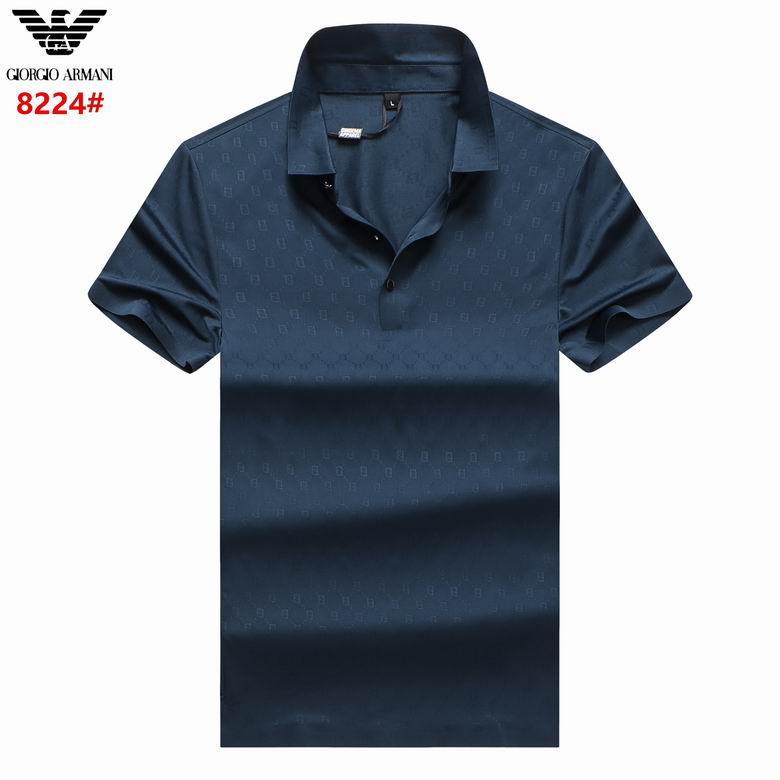 Wholesale Cheap A rmani Short Sleeve Lapel T Shirts for Sale