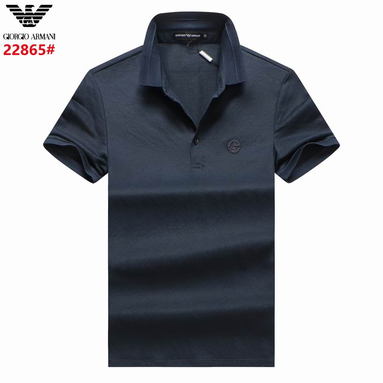 Wholesale Cheap A rmani Short Sleeve Lapel T Shirts for Sale