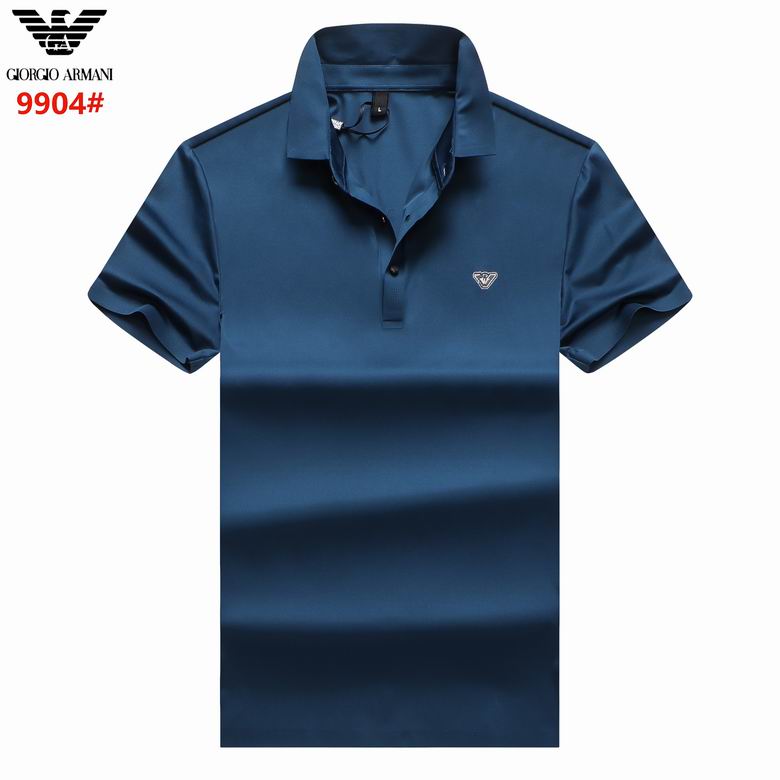 Wholesale Cheap A rmani Short Sleeve Lapel T Shirts for Sale