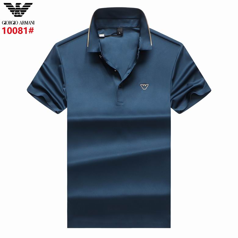 Wholesale Cheap A rmani Short Sleeve Lapel T Shirts for Sale