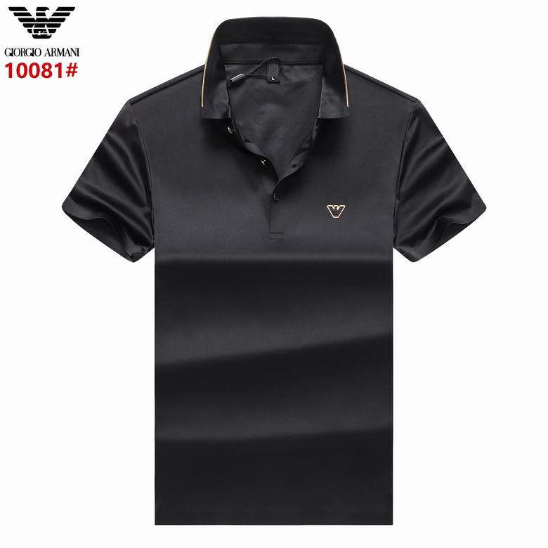 Wholesale Cheap A rmani Short Sleeve Lapel T Shirts for Sale