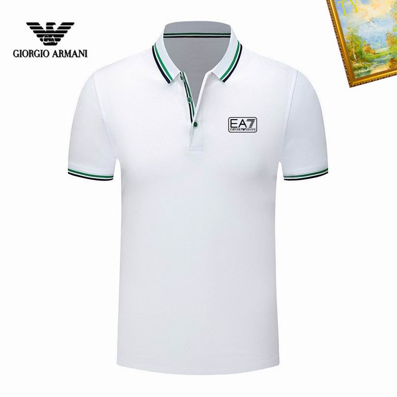 Wholesale Cheap A rmani Short Sleeve Lapel T Shirts for Sale