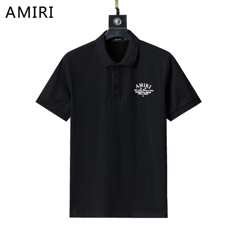 Wholesale Cheap High quality Amiri Short Sleeve Lapel T Shirts for Sale