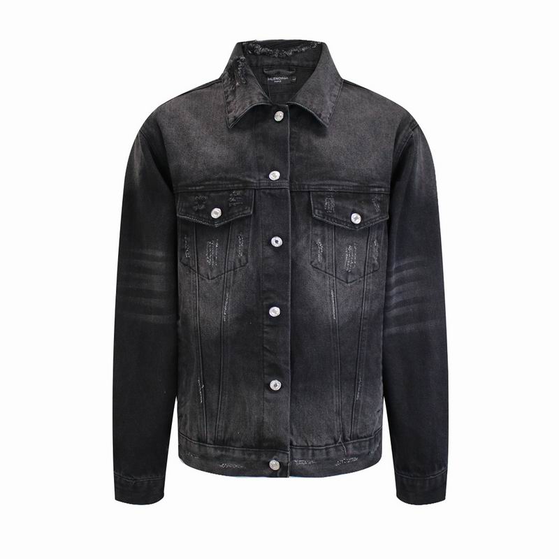 Wholesale Cheap B Alenciaga Replica Denim Jackets for Sale