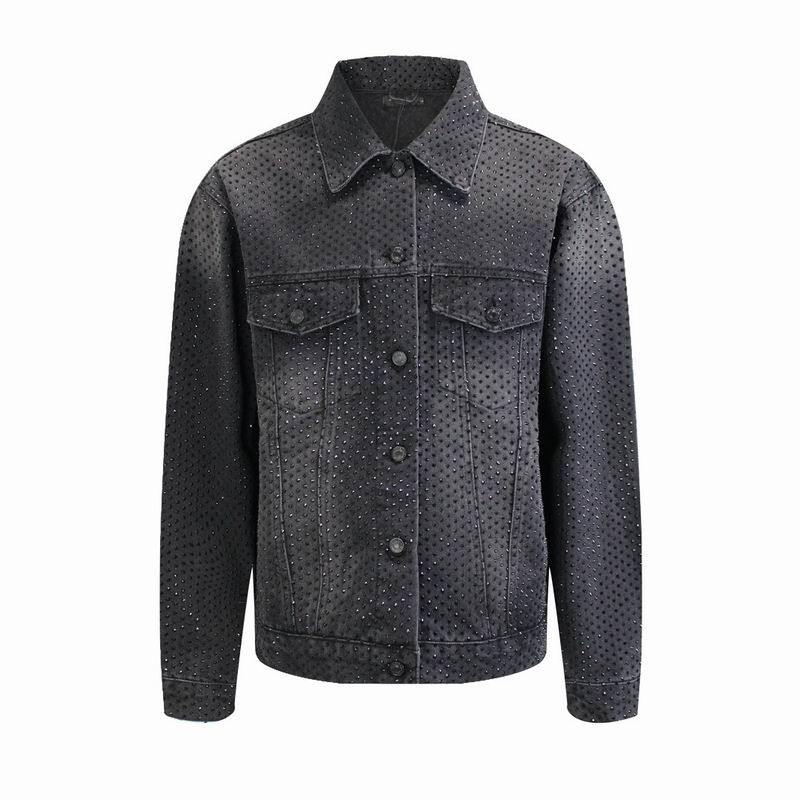 Wholesale Cheap B Alenciaga Replica Denim Jackets for Sale