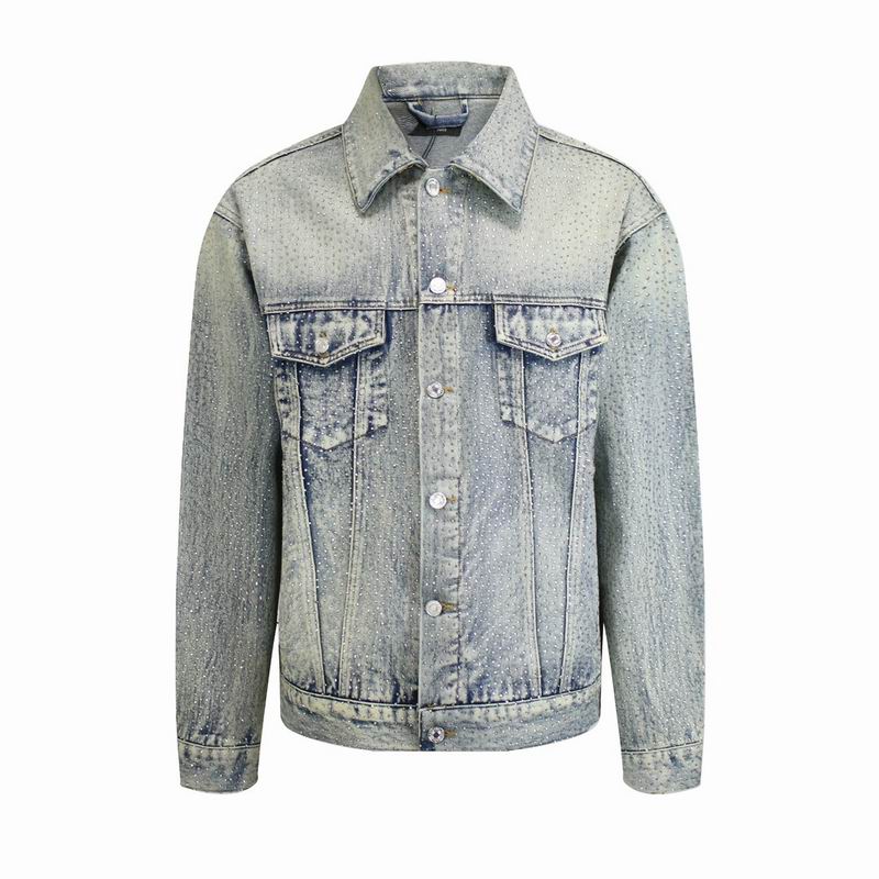 Wholesale Cheap B Alenciaga Replica Denim Jackets for Sale