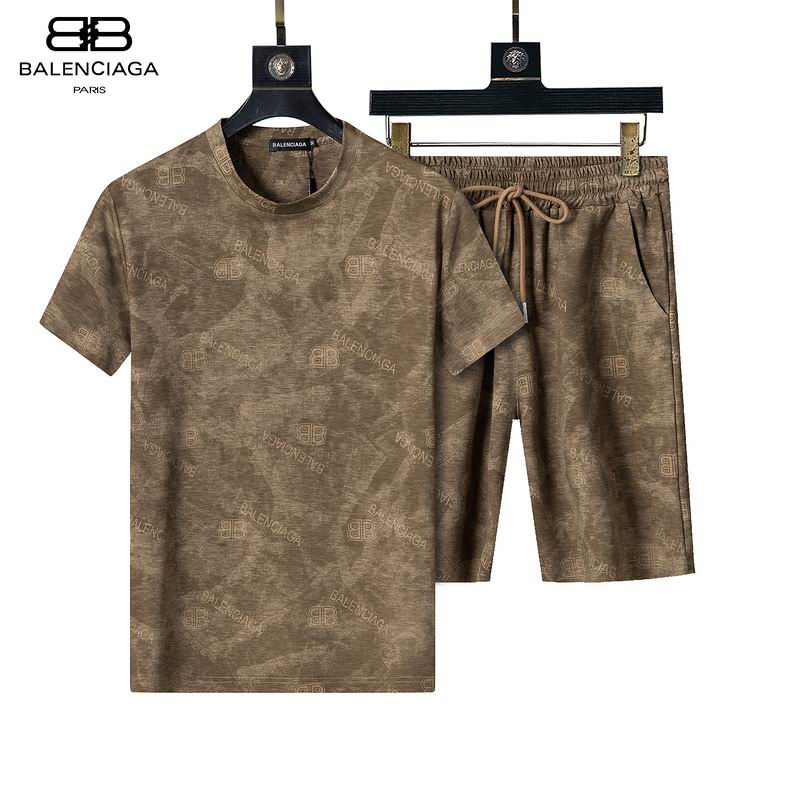 Wholesale Cheap High Quality Balenciaga Short Sleeve Designer Tracksuits for Sale