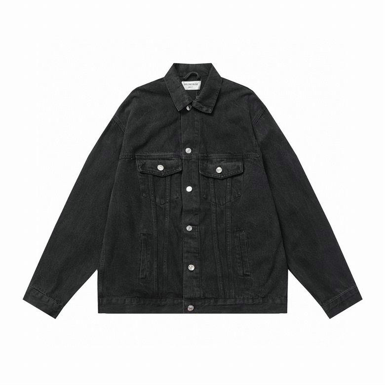 Wholesale Cheap B alenciaga Denim Jackets for Sale