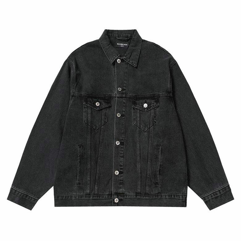 Wholesale Cheap B alenciaga Denim Jackets for Sale