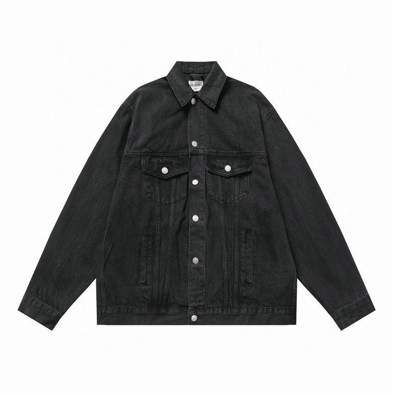 Wholesale Cheap B alenciaga Denim Jackets for Sale