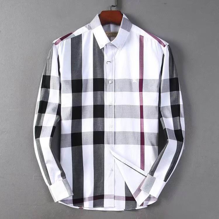 Wholesale Cheap B.urberry Long Sleeve Shirts for Sale