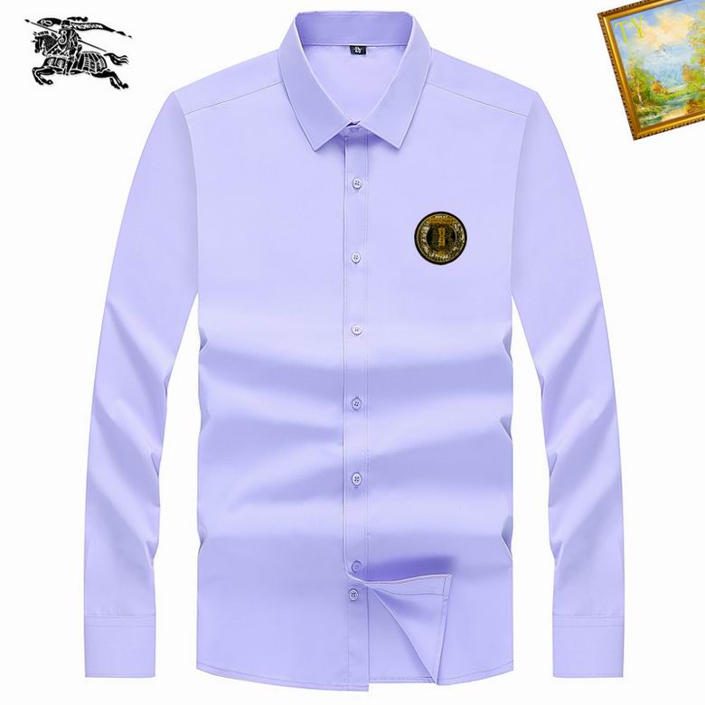 Wholesale Cheap B urberry Long Sleeve Replica Shirts for Sale