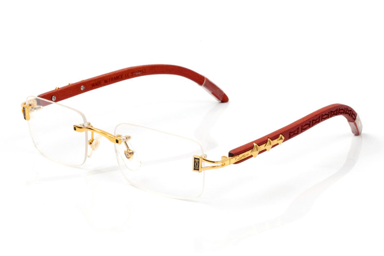 Wholesale Cheap Cartier Wooden Leg Samsung Glasses Frames for sale