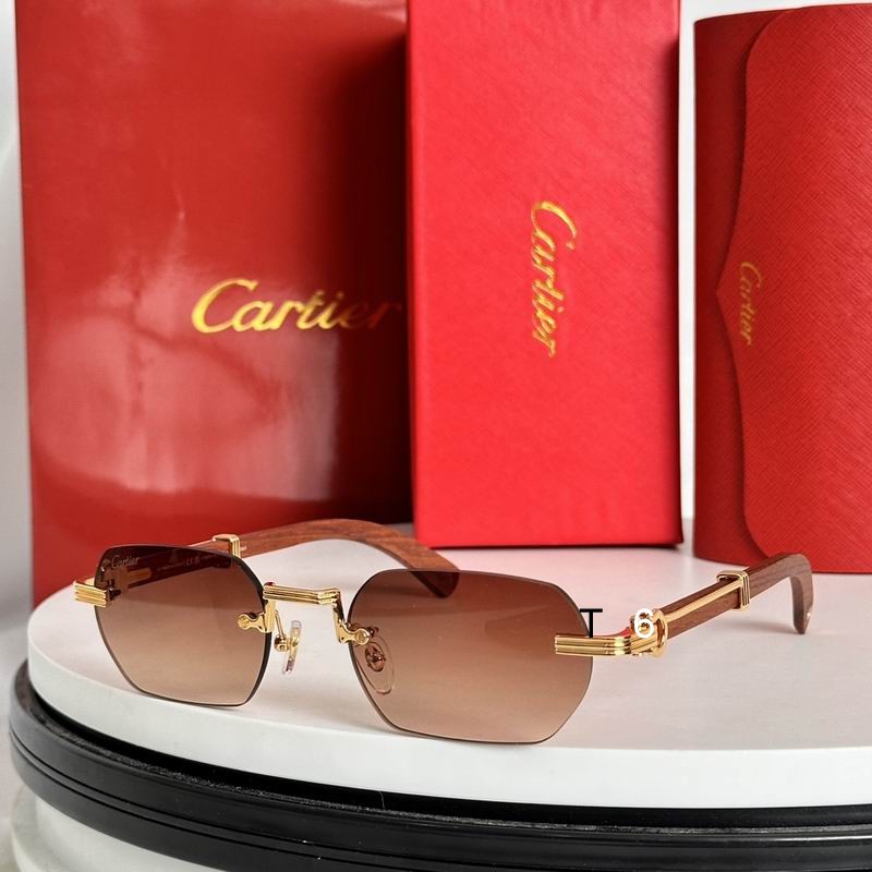 Wholesale Cheap High Quality Cartier Replica Sunglasses Wood Eyeglasses Frames for Sale