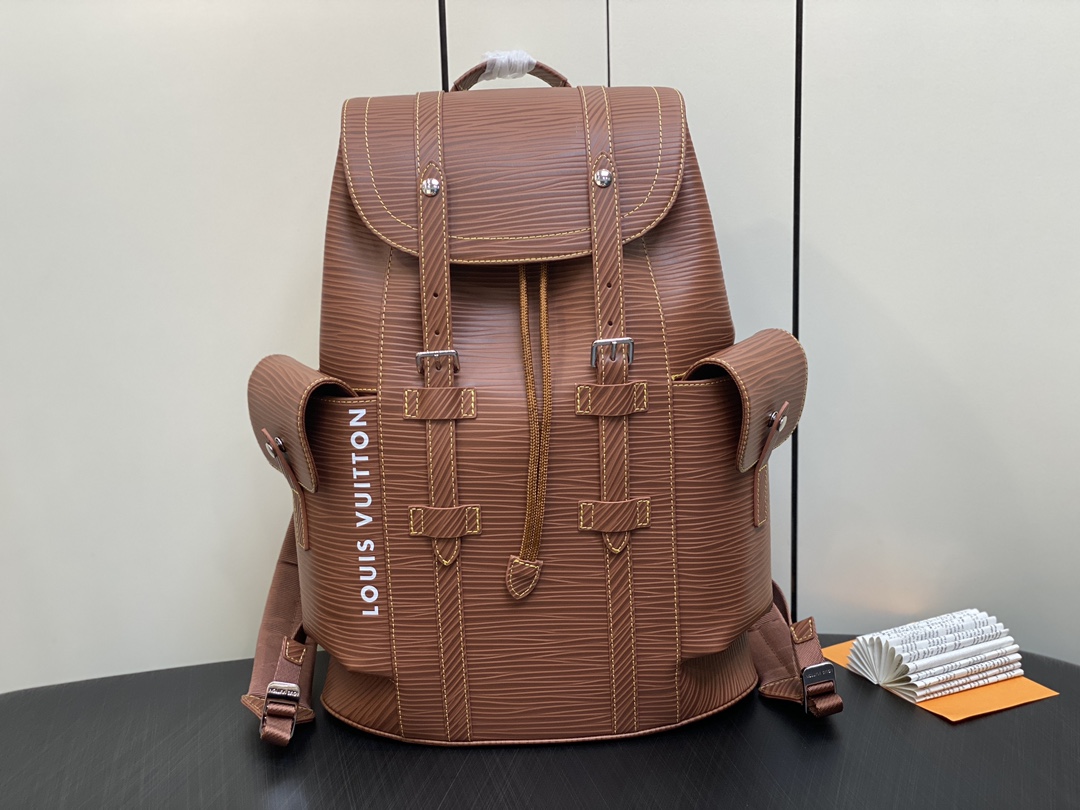 Wholesale AAA Louis Vuitton Christopher MM Replica Backpack for Sale