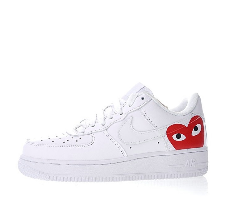 Comme Des Garcons Play X Nike Air Force 1 Low Retro Sneakers for Sale-181