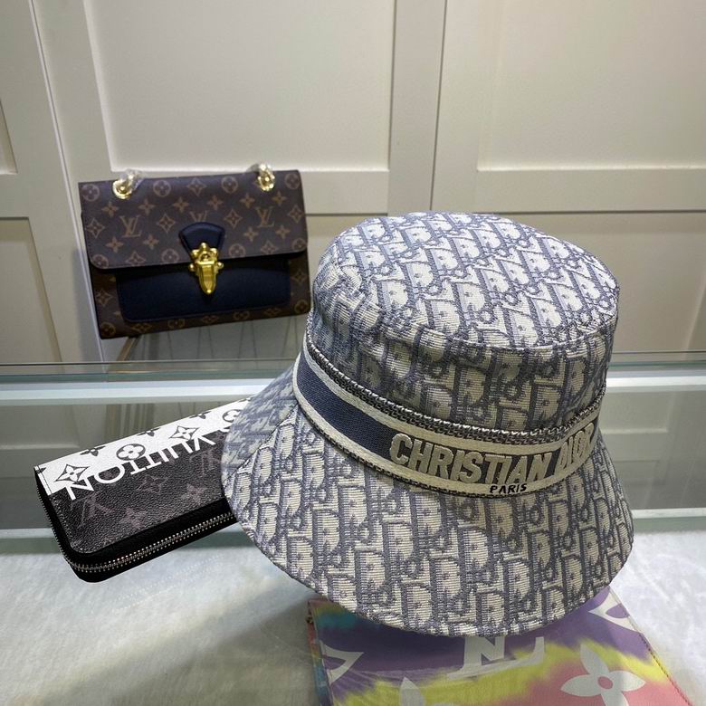 Wholesale Cheap D.ior Replica Designer Bucket Hats for Sale