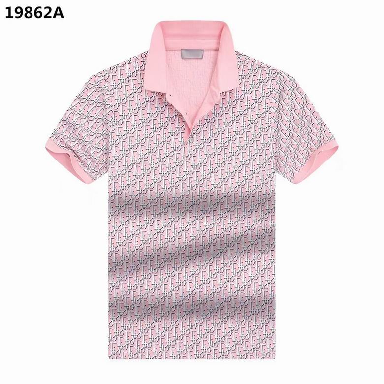 Wholesale Cheap D.ior Short Sleeve Lapel T shirts for Sale