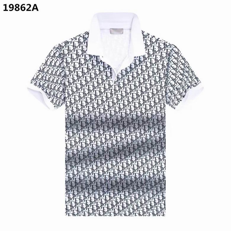 Wholesale Cheap D.ior Short Sleeve Lapel T shirts for Sale