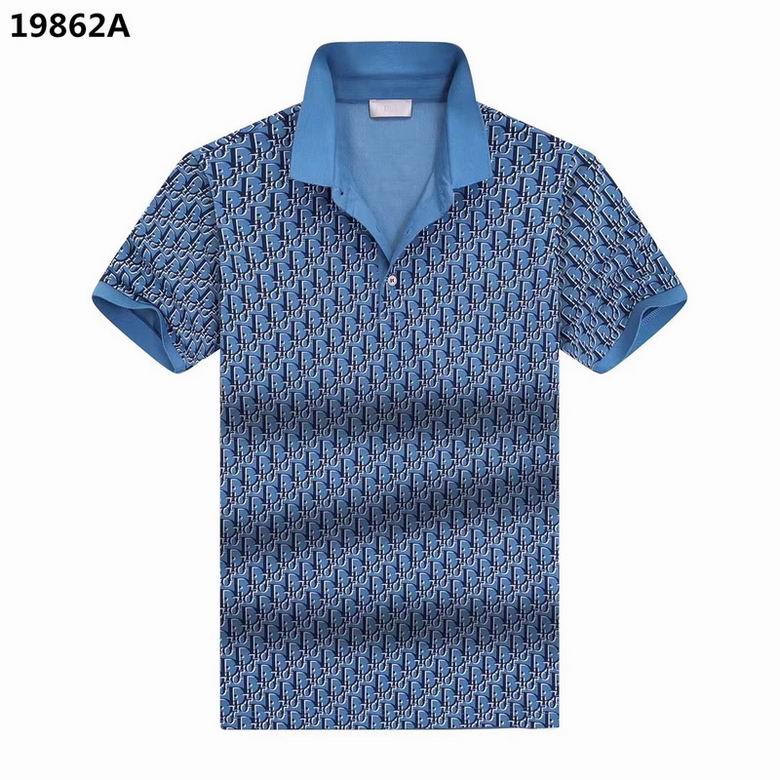 Wholesale Cheap D.ior Short Sleeve Lapel T shirts for Sale