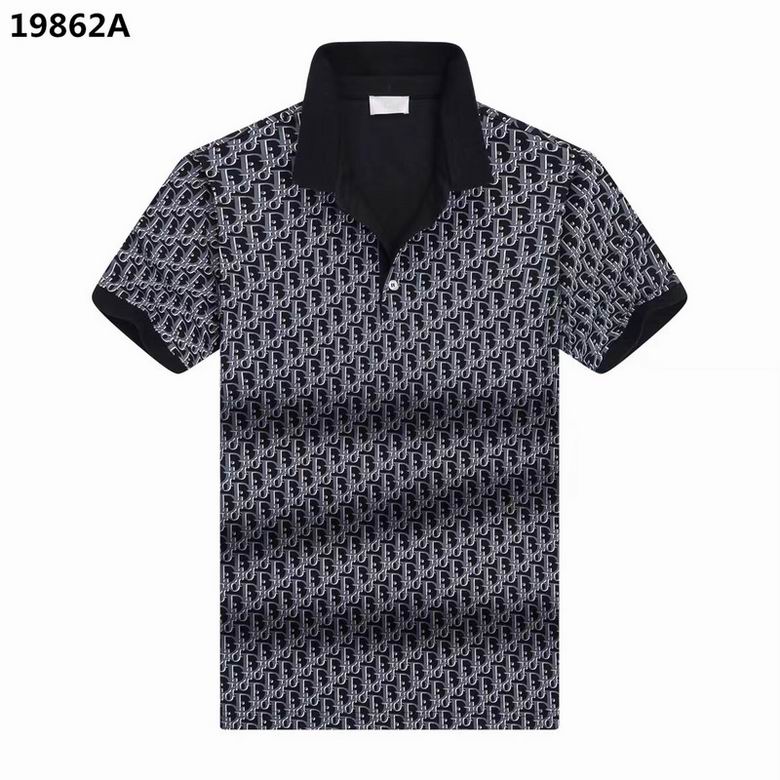 Wholesale Cheap D.ior Short Sleeve Lapel T shirts for Sale