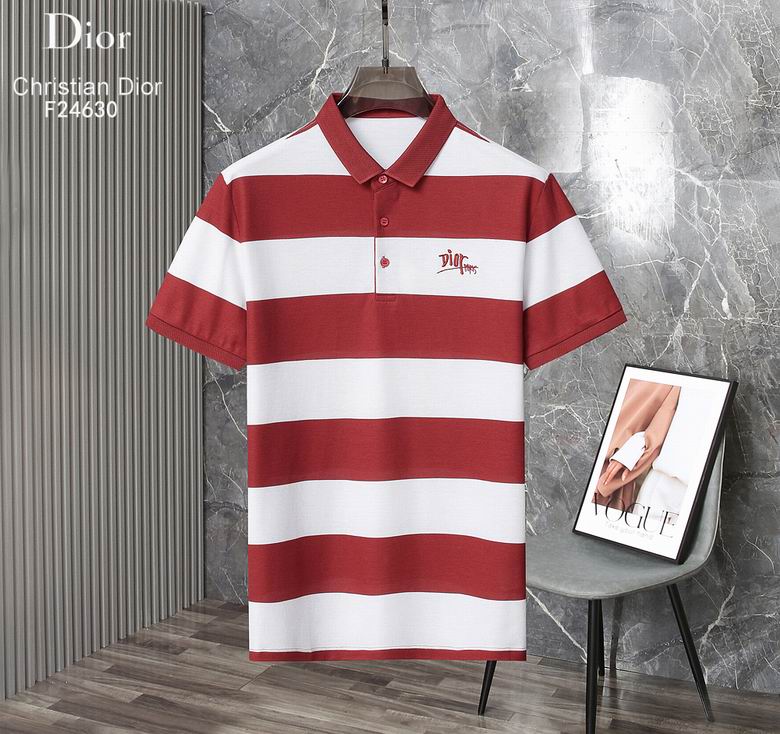 Wholesale Cheap D.ior Short Sleeve Lapel T shirts for Sale