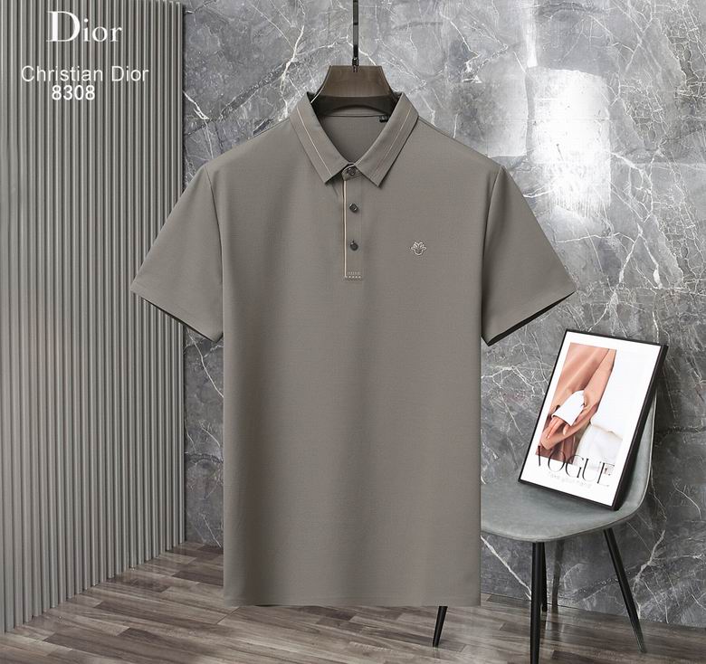 Wholesale Cheap D.ior Short Sleeve Lapel T shirts for Sale