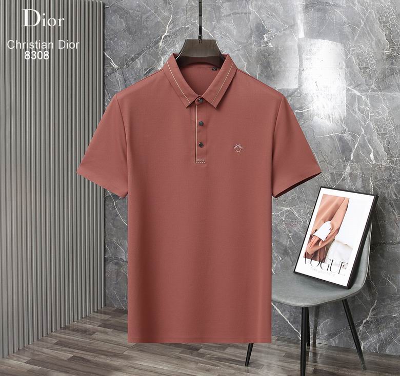 Wholesale Cheap D.ior Short Sleeve Lapel T shirts for Sale