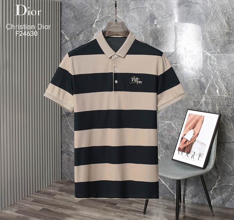 Wholesale Cheap D.ior Short Sleeve Lapel T shirts for Sale