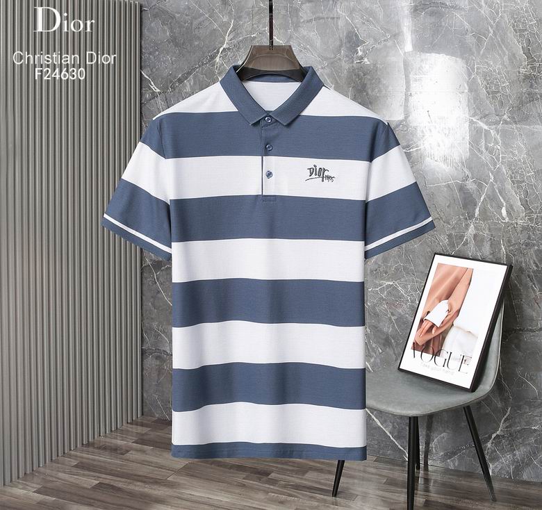 Wholesale Cheap D.ior Short Sleeve Lapel T shirts for Sale