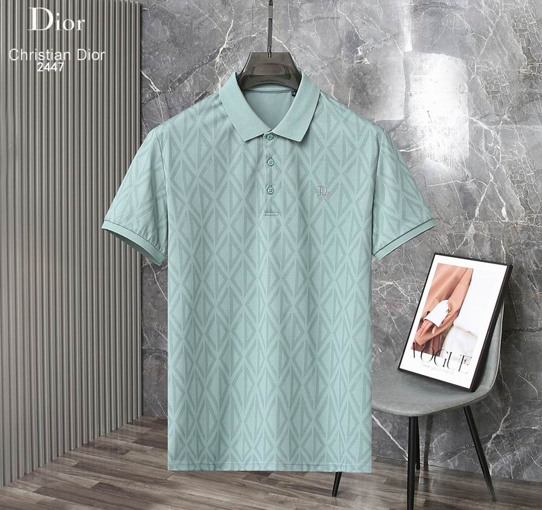 Wholesale Cheap D.ior Short Sleeve Lapel T shirts for Sale