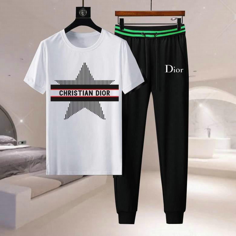 Wholesale Cheap Dior Short Sleeve Tracksuits for Sale