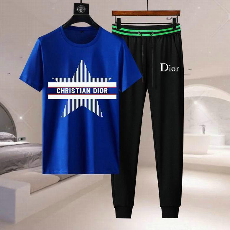 Wholesale Cheap Dior Short Sleeve Tracksuits for Sale