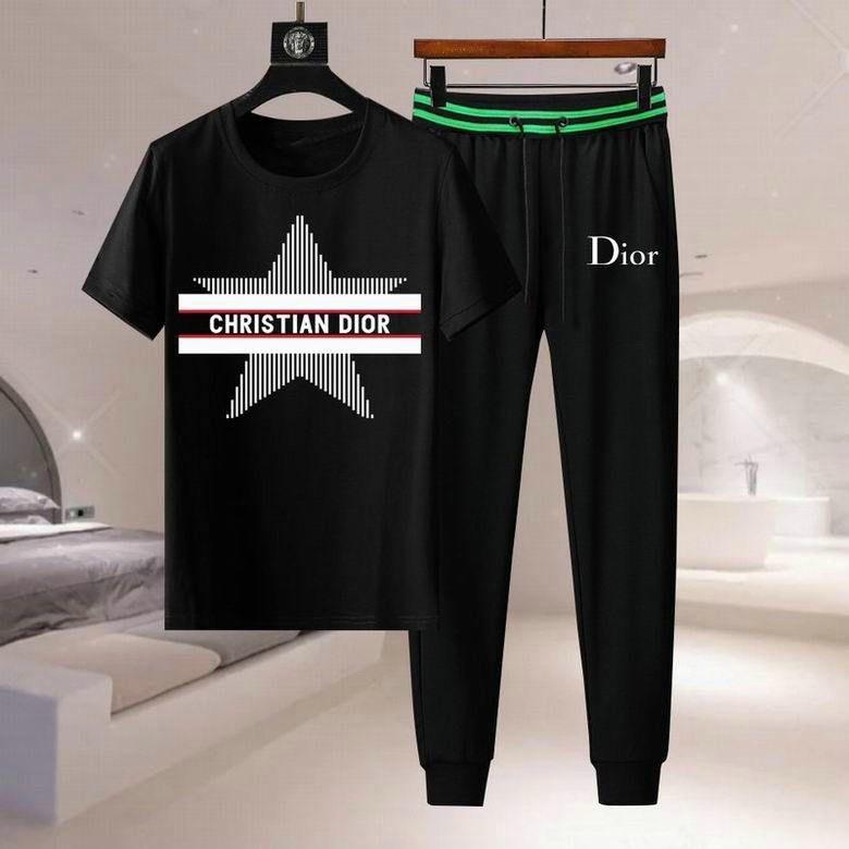 Wholesale Cheap Dior Short Sleeve Tracksuits for Sale