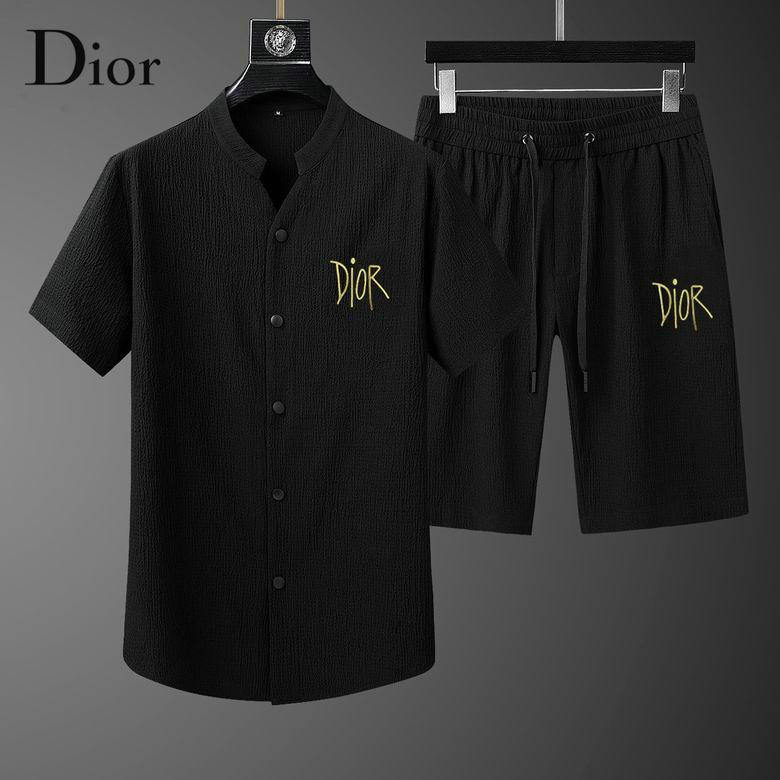 Wholesale Cheap D ior Short Sleeve Tracksuit mens for Sale