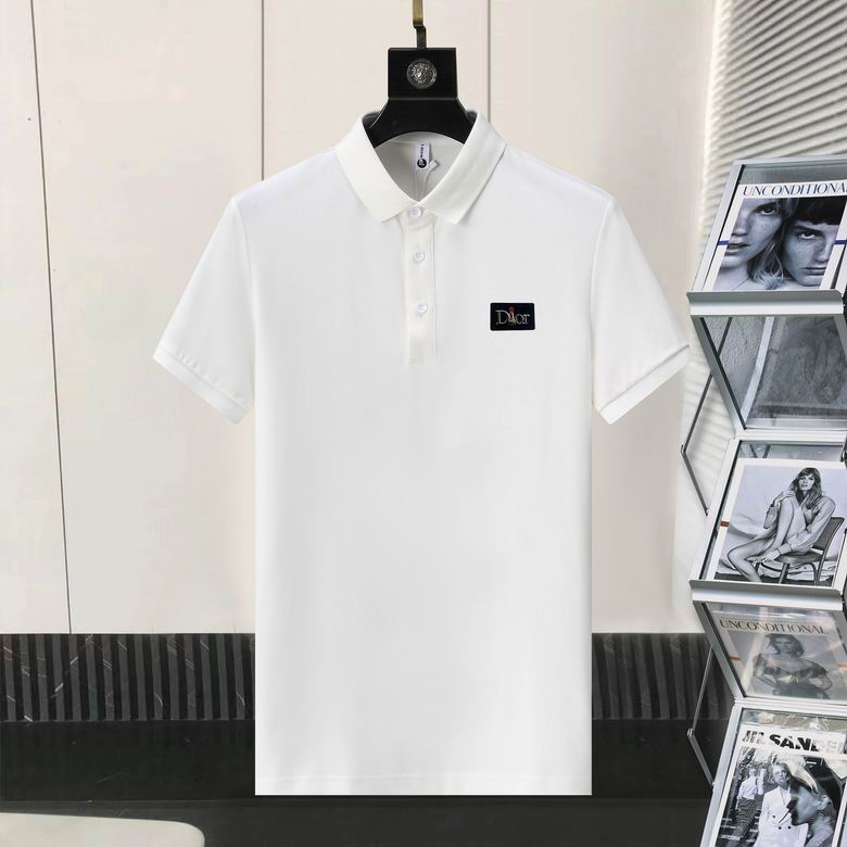 Wholesale Cheap D.ior Short Sleeve Lapel Replica T Shirts for Sale