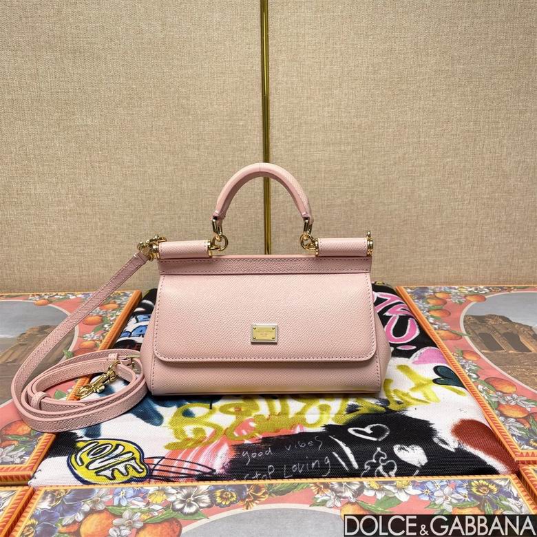 Wholesale Cheap High quality AAA Replica D.olce Gabbana Sicily Leather Tote Shoulder Bags for Sale